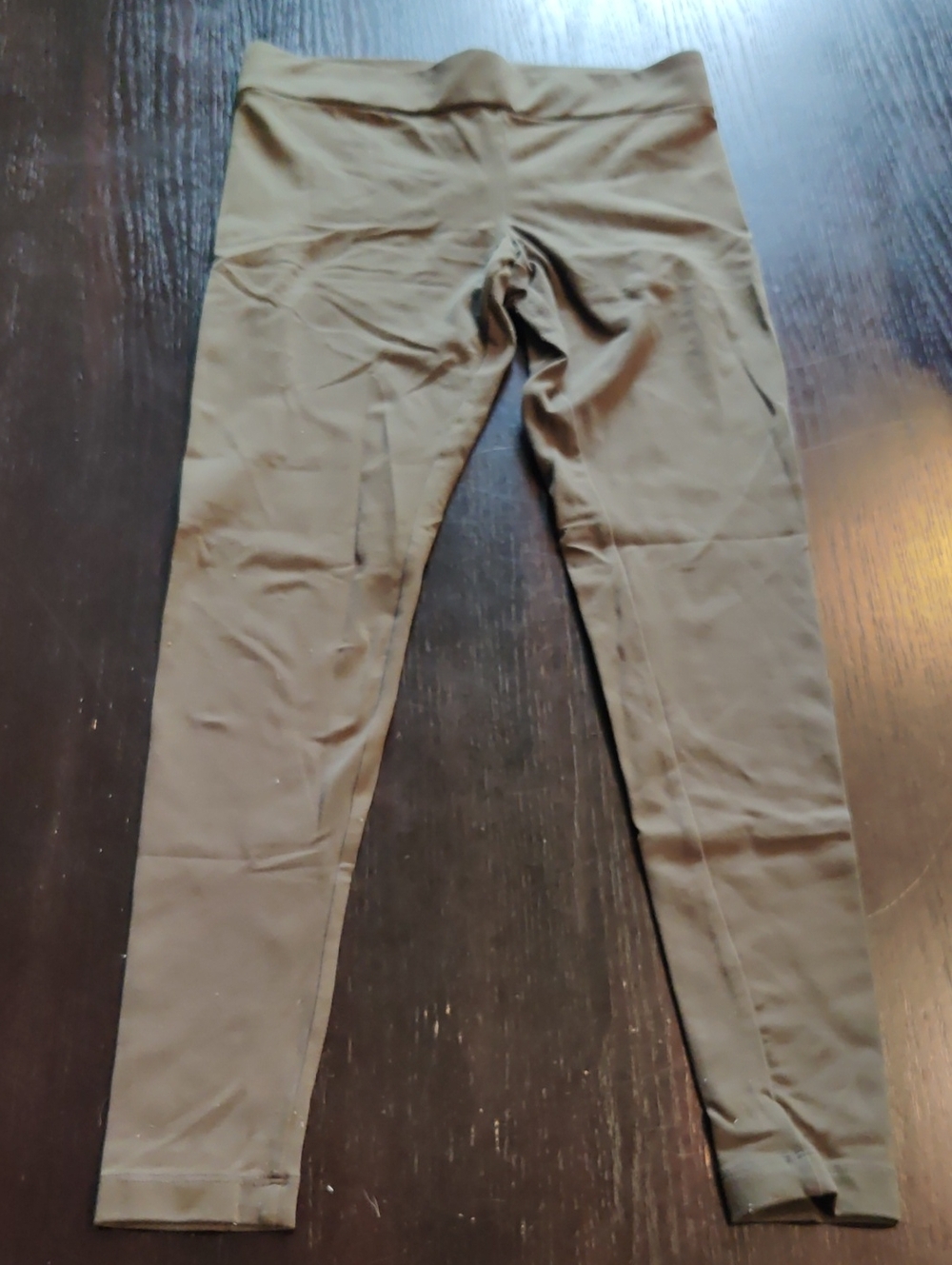 Matty M Olive Green High-Rise Leggings